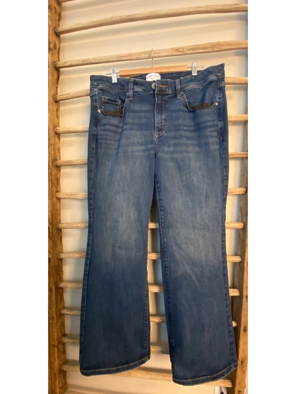 Lane Bryant Women's Bootcut Jeans Size 16 Medium Blue Denim
